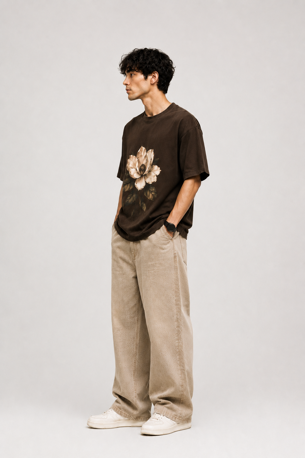 Midnight Bloom Relaxed Tee