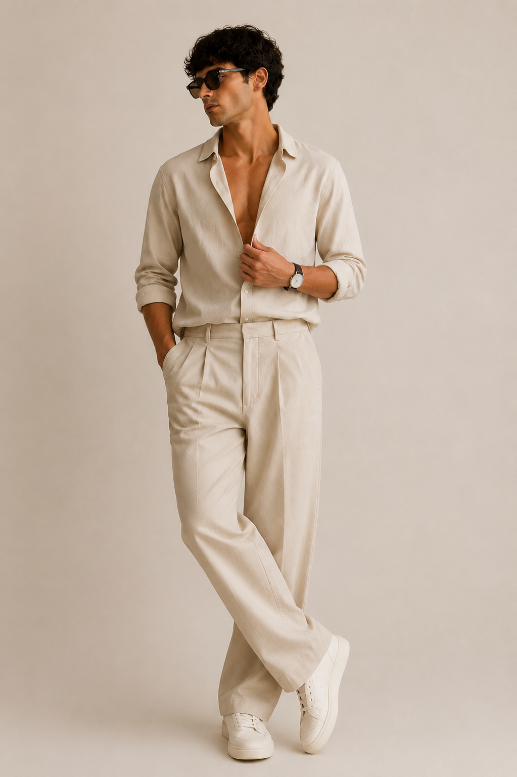 Monaco  Wide-Leg Trousers