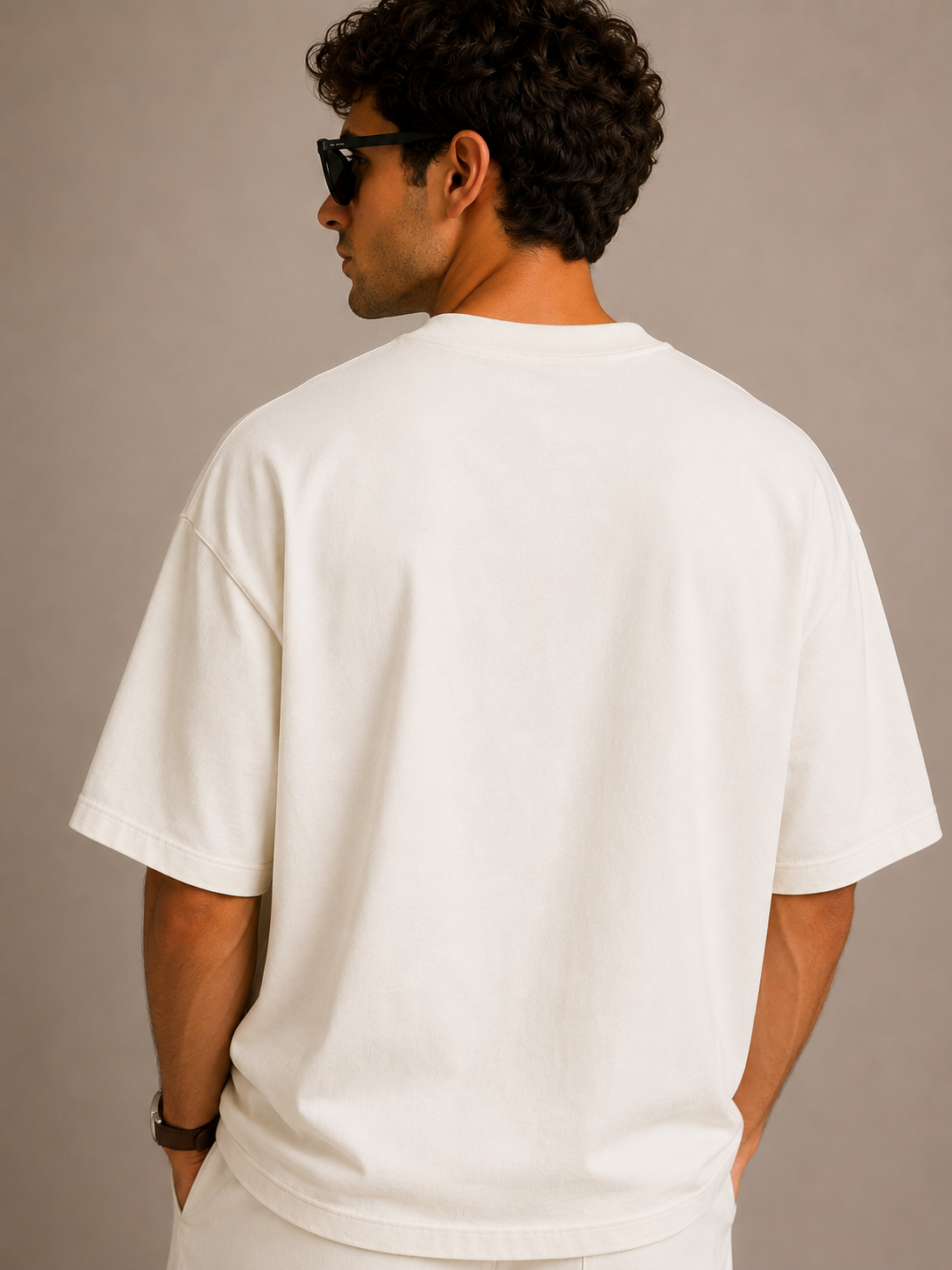 Ivory Luxe Oversized Tee