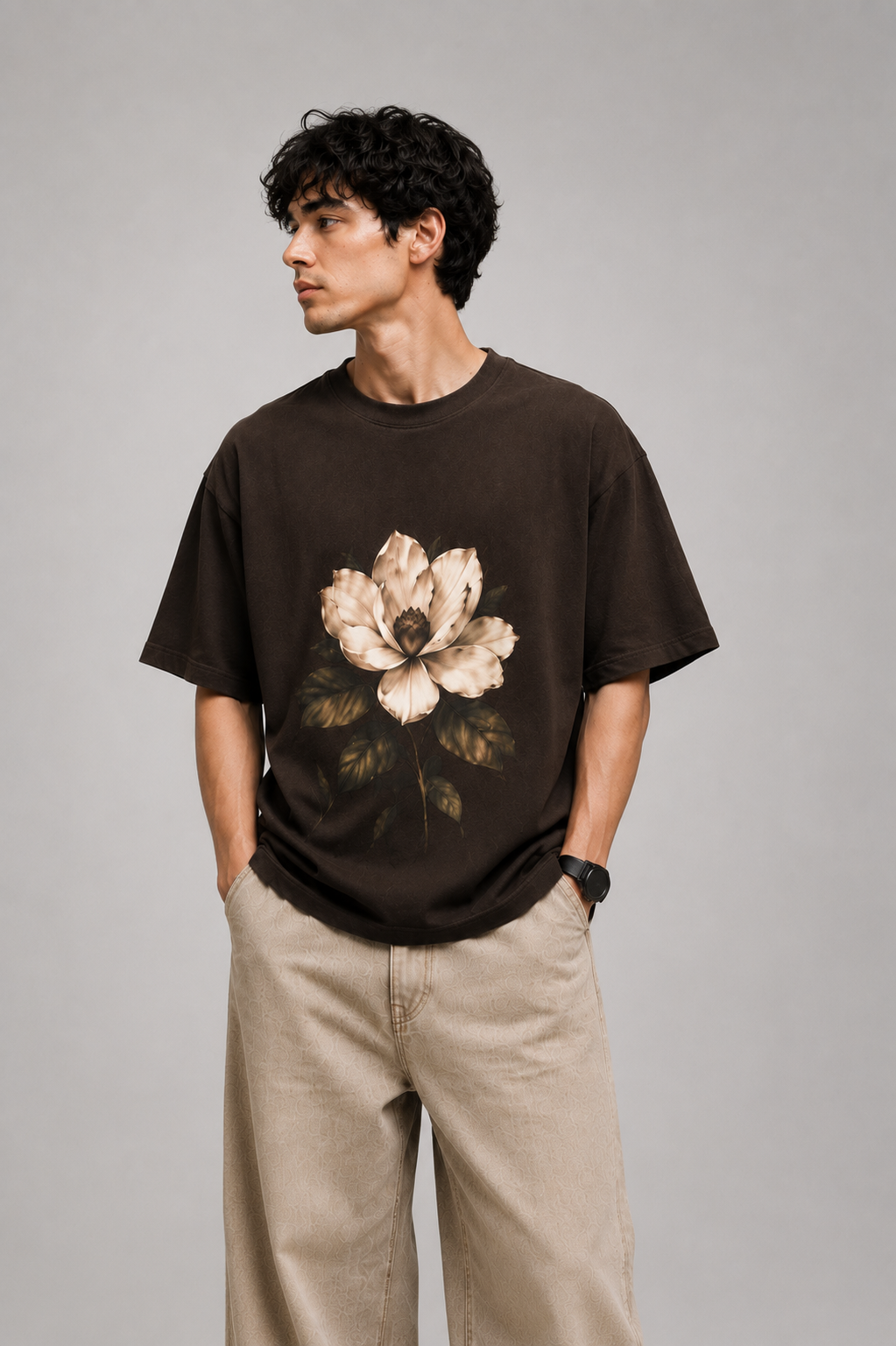 Midnight Bloom Relaxed Tee