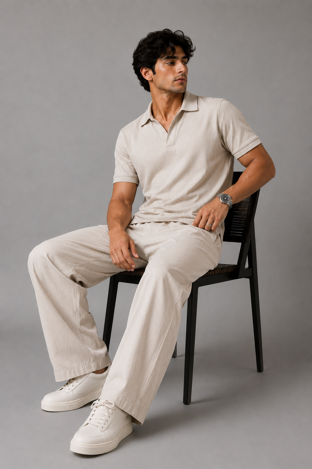 Cloud Drift™ Johnny Collar Co-Ord Set