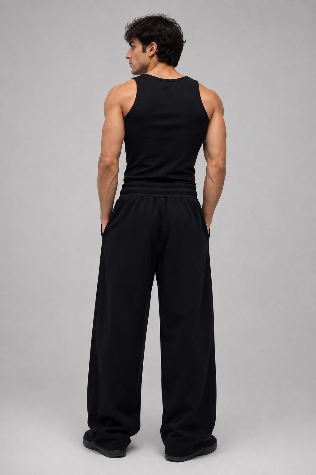 Midnight Relaxed Wide-Leg